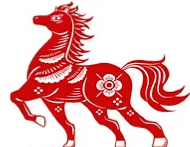 Vibrant image of a red zodiac rat